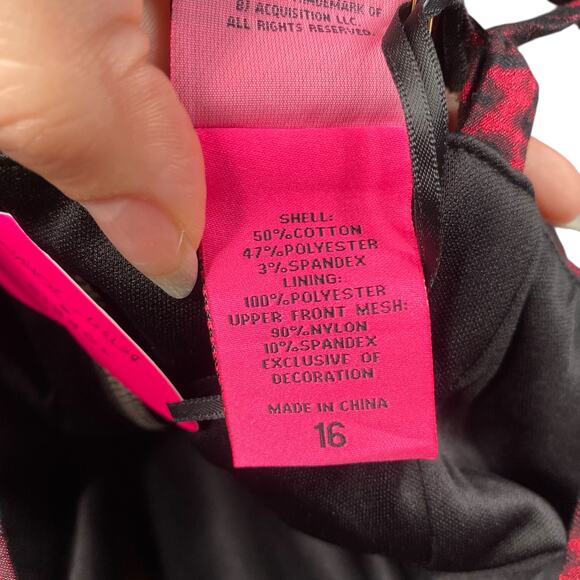 NWT Betsey Johnson X Torrid $148 Leopard Print Mini Babydoll Dress SZ 16 - Picture 14 of 14